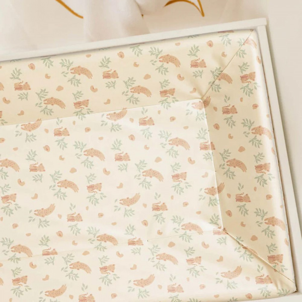 Matelas à langer luxe léopards Little band