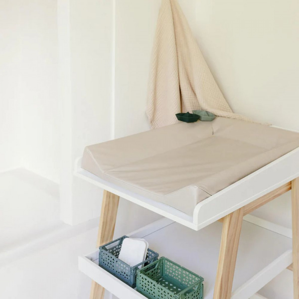 Matelas à langer luxe noisette Little band