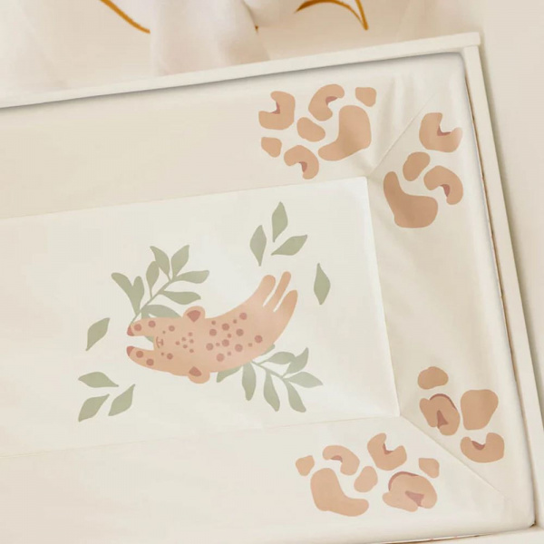 Matelas à langer luxe jungle léopard Little band