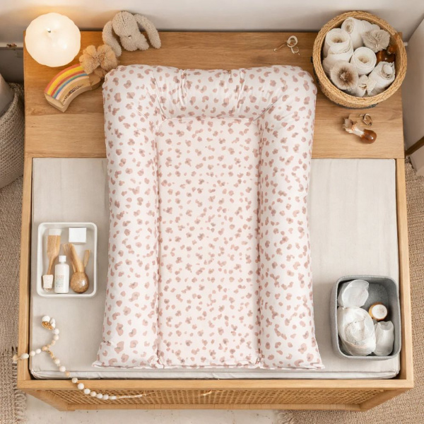 Matelas a langer flocons leopard imprimé - 50x70cm Babycalin