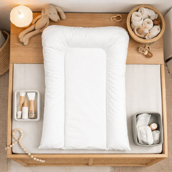 Matelas à langer flocons - blanc - 50 x 70 cm Babycalin