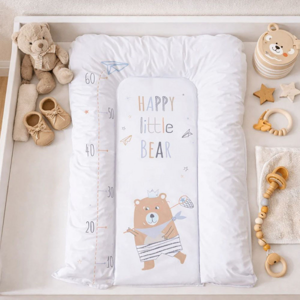 Matelas à langer flocons - little bear - 50 x 70 cm Babycalin