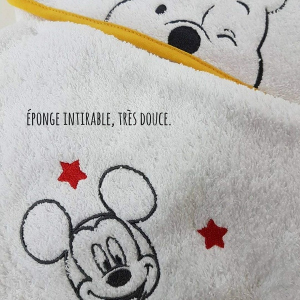 Cape de bain mickey 80 x 80 cm Babycalin