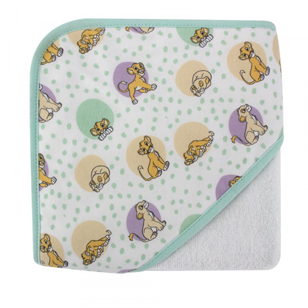 Cape de bain bébé 75x75 cm le roi lion Babycalin