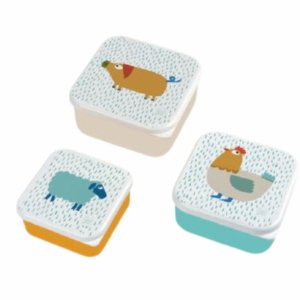 Set de 3 lunch box la ferme Petit jour paris
