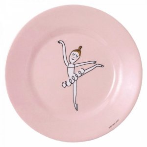 Assiette à dessert ø 20 cm les ballerines - arabesque Petit jour paris