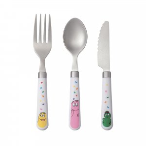 Set de 3 couverts d'apprentissage barbapapa Petit jour paris
