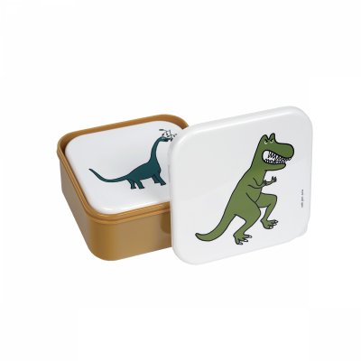 Set de 3 lunch box dinosaure