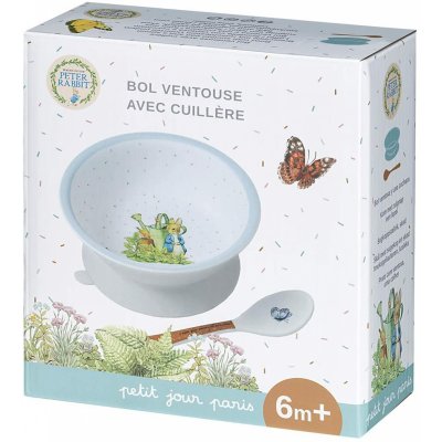 Bol ventouse et cuillère pierre lapin