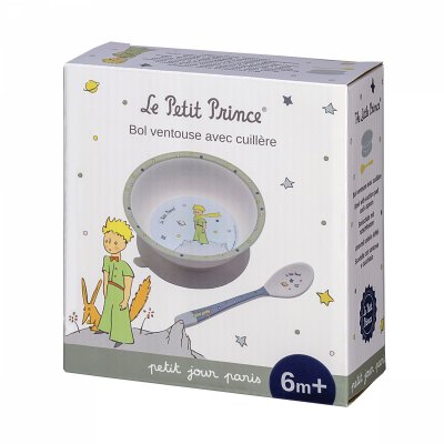 Bol ventouse et cuillère le petit prince