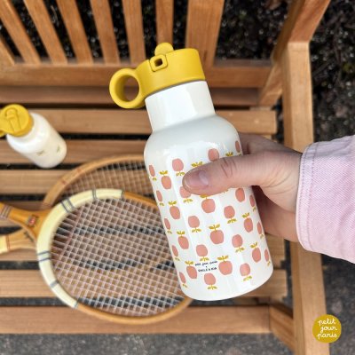 Gourde enfant isotherme pomme émilie et ida