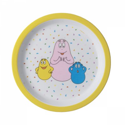 Assiette bébé barbapapa ø 18 cm