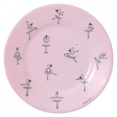 Assiette à dessert ø 20 cm les ballerines - all over