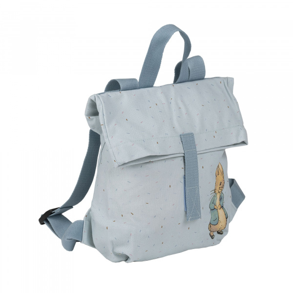 Sac à dos mini-coursier pierre lapin bleu Petit jour paris