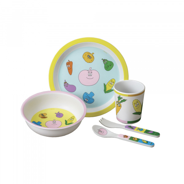 Coffret repas 5 pièces barbapapa veggie Petit jour paris
