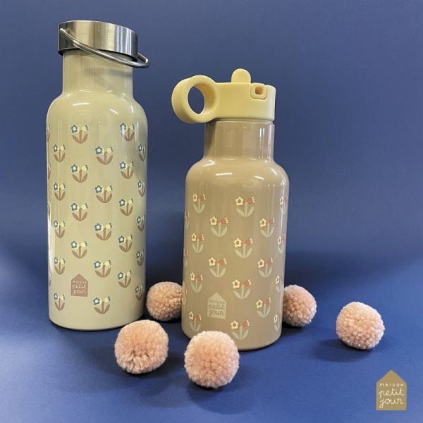 Gourde enfant isotherme les petites fleurs Petit jour paris