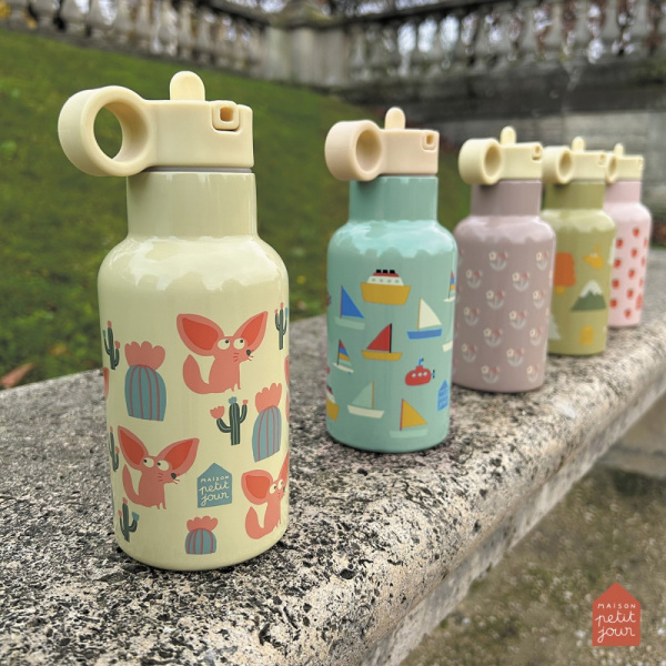 Gourde enfant isotherme les petites fleurs Petit jour paris