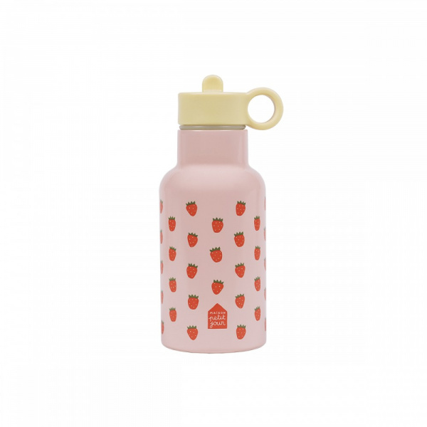 Gourde enfant isotherme les fraises Petit jour paris