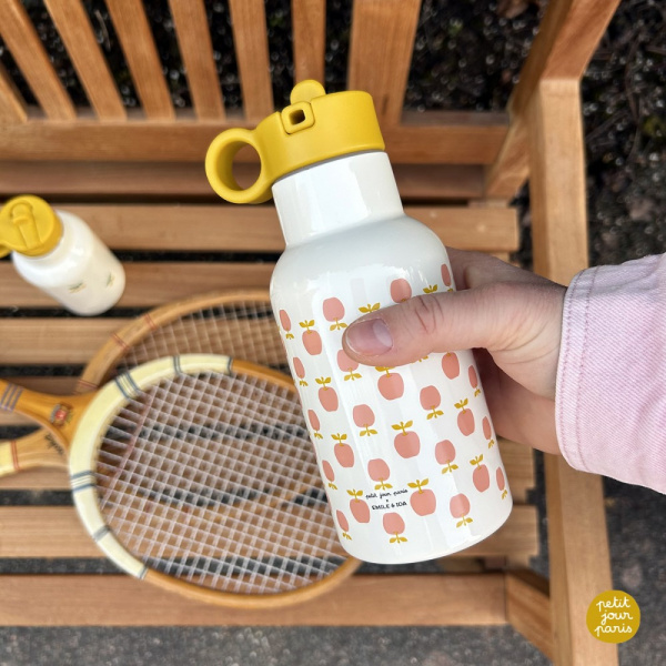 Gourde enfant isotherme pomme émilie et ida Petit jour paris