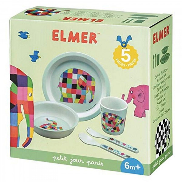Coffret repas 5 pièces elmer Petit jour paris