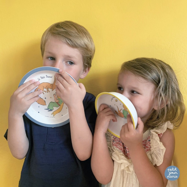 Coffret repas 5 pièces le petit prince - bleu Petit jour paris