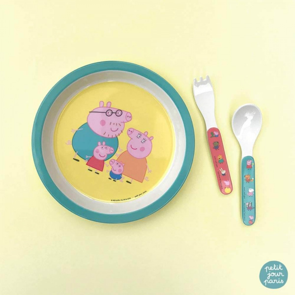 Coffret repas 5 pièces peppa pig Petit jour paris