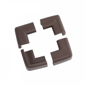 Lot de 4 petits coins en mousse antichoc chocolat Prince lionheart