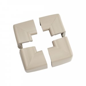 Lot de 4 grands coins en mousse antichoc gris clair Prince lionheart