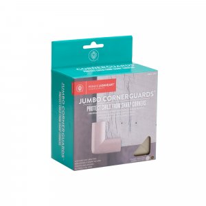 Lot de 4 grands coins en mousse antichoc gris clair Prince lionheart