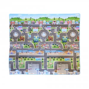 Tapis de jeu géant réversible ville/campagne Prince lionheart