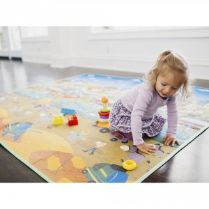 Tapis de jeu géant réversible ville/campagne Prince lionheart