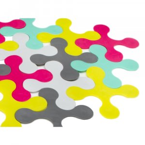 Tapis de bain puzzle multicolore bathmat Prince lionheart