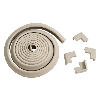 Rouleau de mousse antichoc + 4 coins gris clair