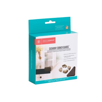 Lot de 4 petits coins en mousse antichoc chocolat