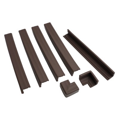 Kit protection cheminée mousse antichoc et coins chocolat