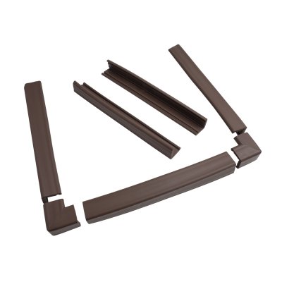 Kit protection cheminée mousse antichoc et coins chocolat