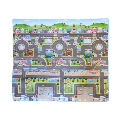 Tapis de jeu géant réversible ville/campagne