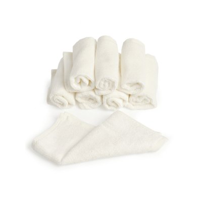 Lot de 8 lingettes réutilisables en bambou warmies