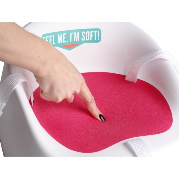 Réhausseur de chaise booster squish rose fuchsia Prince lionheart