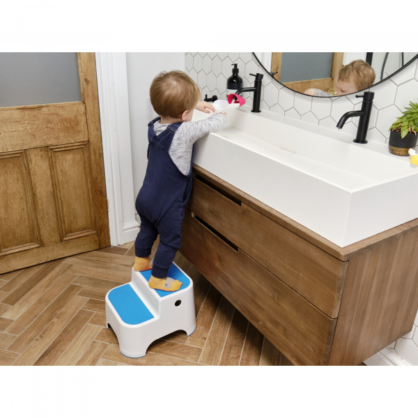 Marche pieds bébé antidérapant bleu Prince lionheart