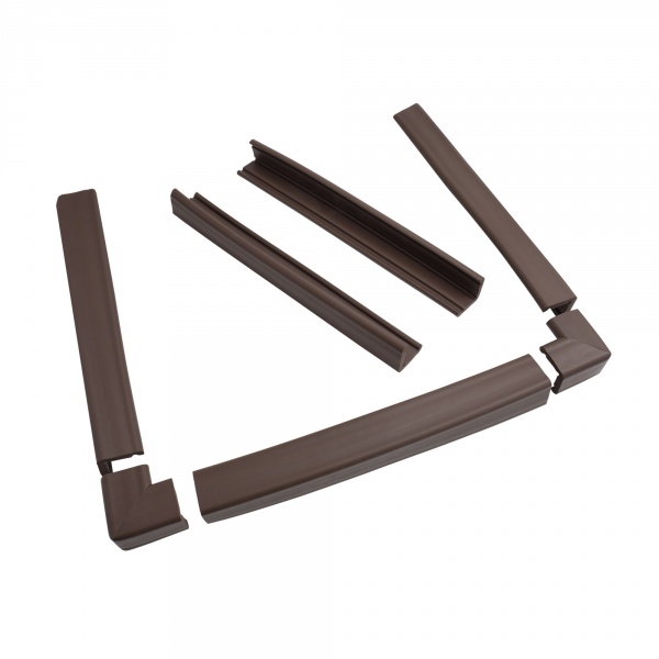 Kit protection cheminée mousse antichoc et coins gris clair Prince lionheart