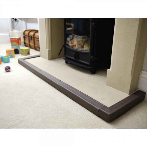 Kit protection cheminée mousse antichoc et coins gris clair Prince lionheart