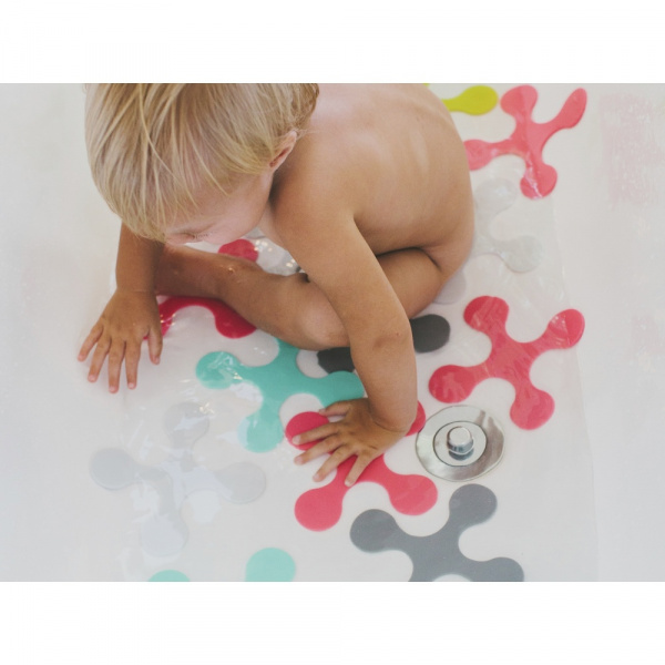 Tapis de bain puzzle multicolore bathmat Prince lionheart