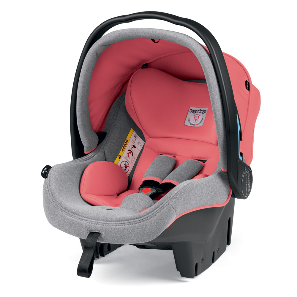 Coque bébé groupe 0 + primo viaggio sl breeze corail de Peg perego sur