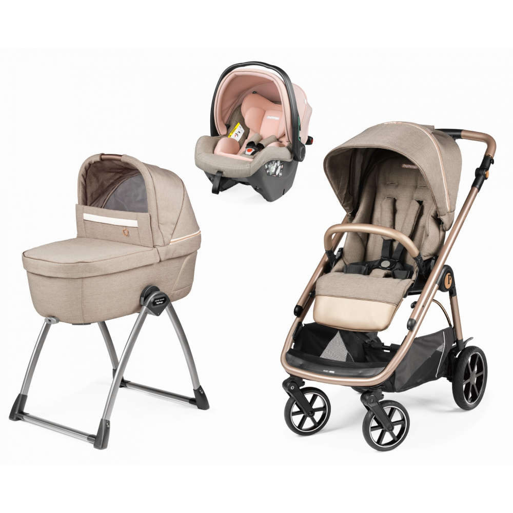 Poussette trio veloce siege auto primo viaggio slk nacelle culla belvedere avec support de nacelle de Peg perego au meilleur prix sur allobebe