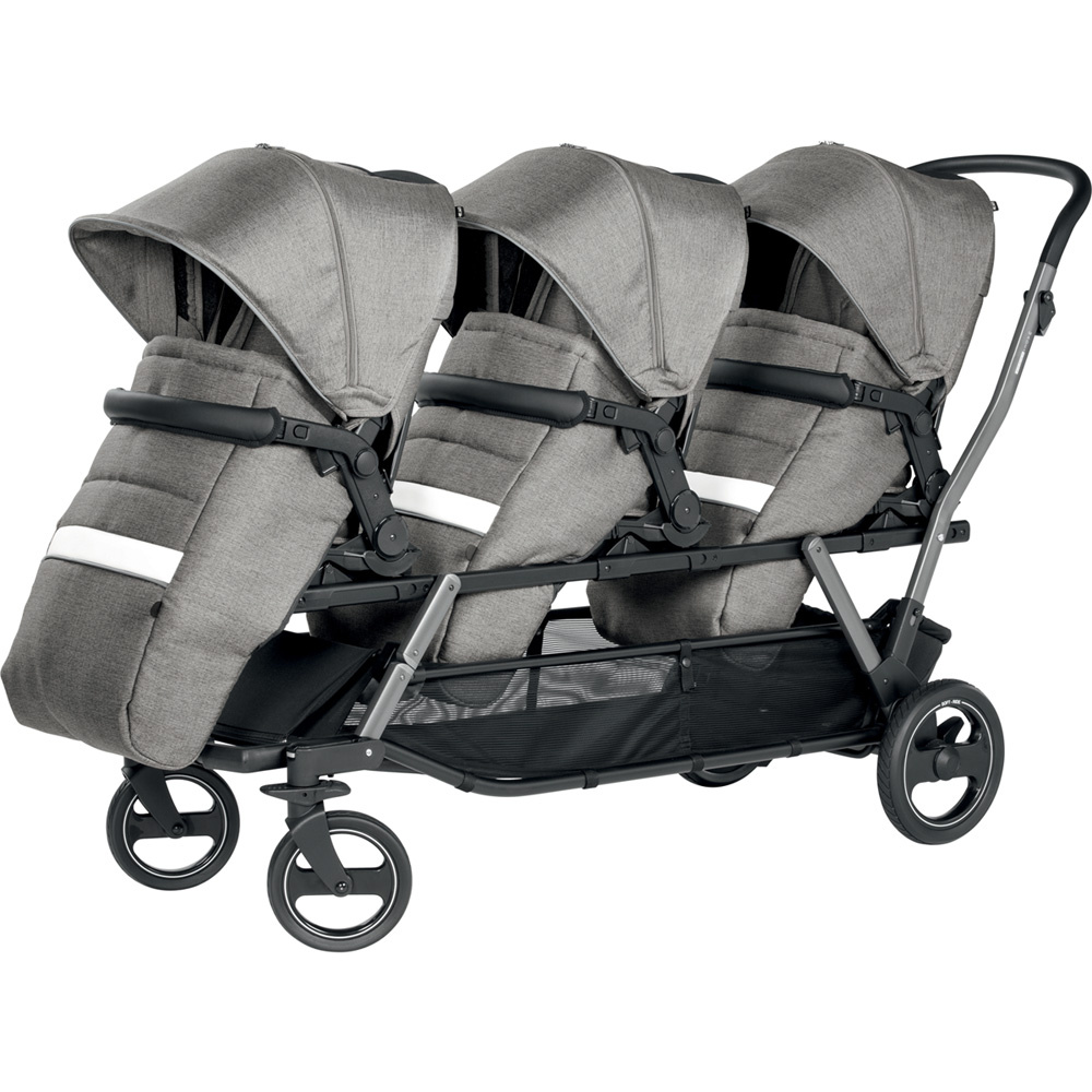 Poussette Triple Piroet Pop Up City Grey De Peg Perego Sur Allobebe