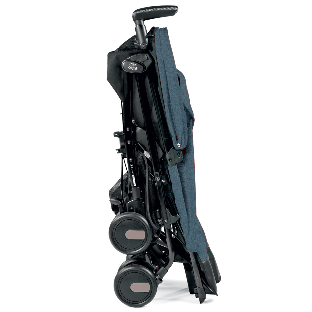 Poussette canne pliko mini urban denim de Peg perego sur allobébé