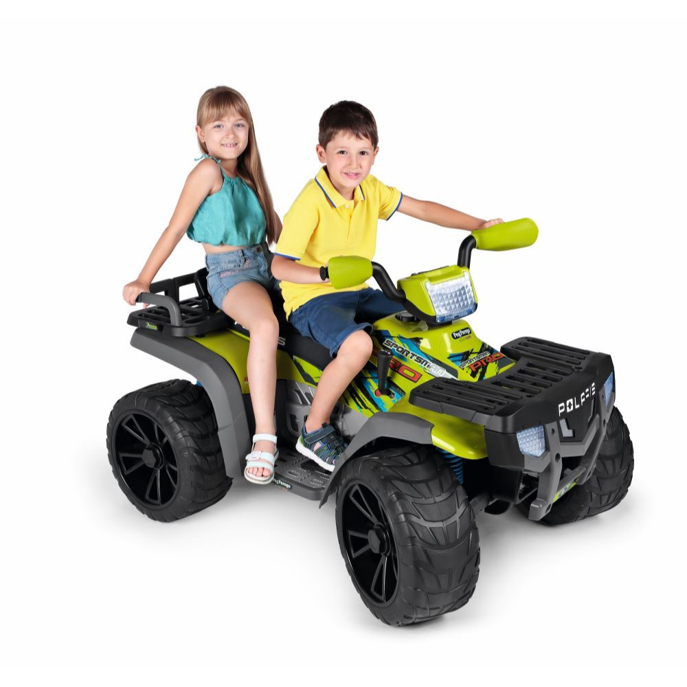 Voiture 4x4 électrique polaris sportman pro citrus de Peg perego sur — free download