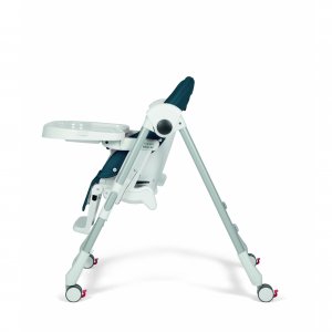 Chaise haute prima pappa follow me plus pétrolio avec réducteur et arche Peg perego