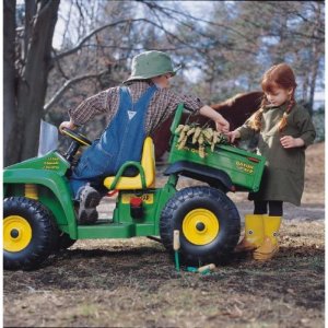 Véhicule tracteur électrique john deere gator 12v Peg perego